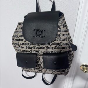 NWT Juicy Couture Faux Fur Gold & Black Sequin Cheetah backpack Juicy Couture For All Leopard Cheetah Print Mini Backpack  main image 4